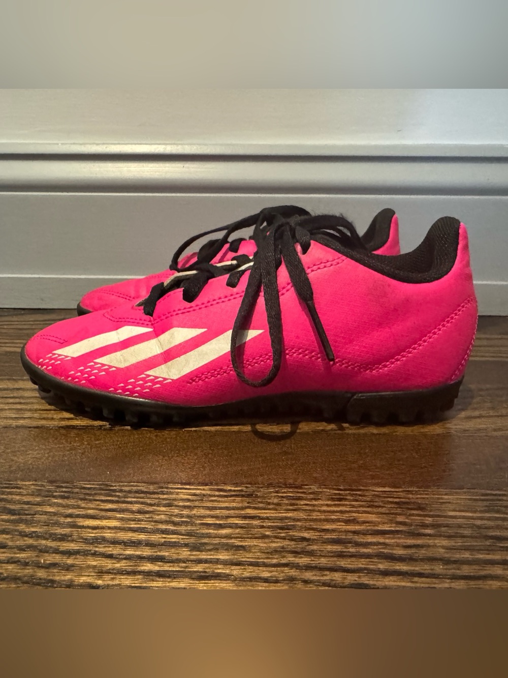 adidas Kids Pink Turf Sneakers